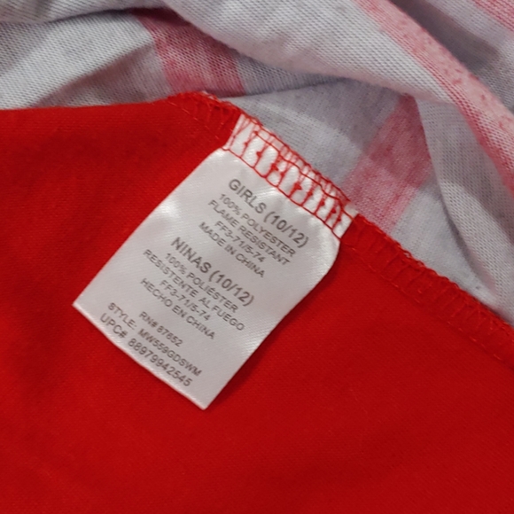 DISNEY Minnie Mouse Girls Pajamas Nightgown Size 10/12 - Picture 6 of 6